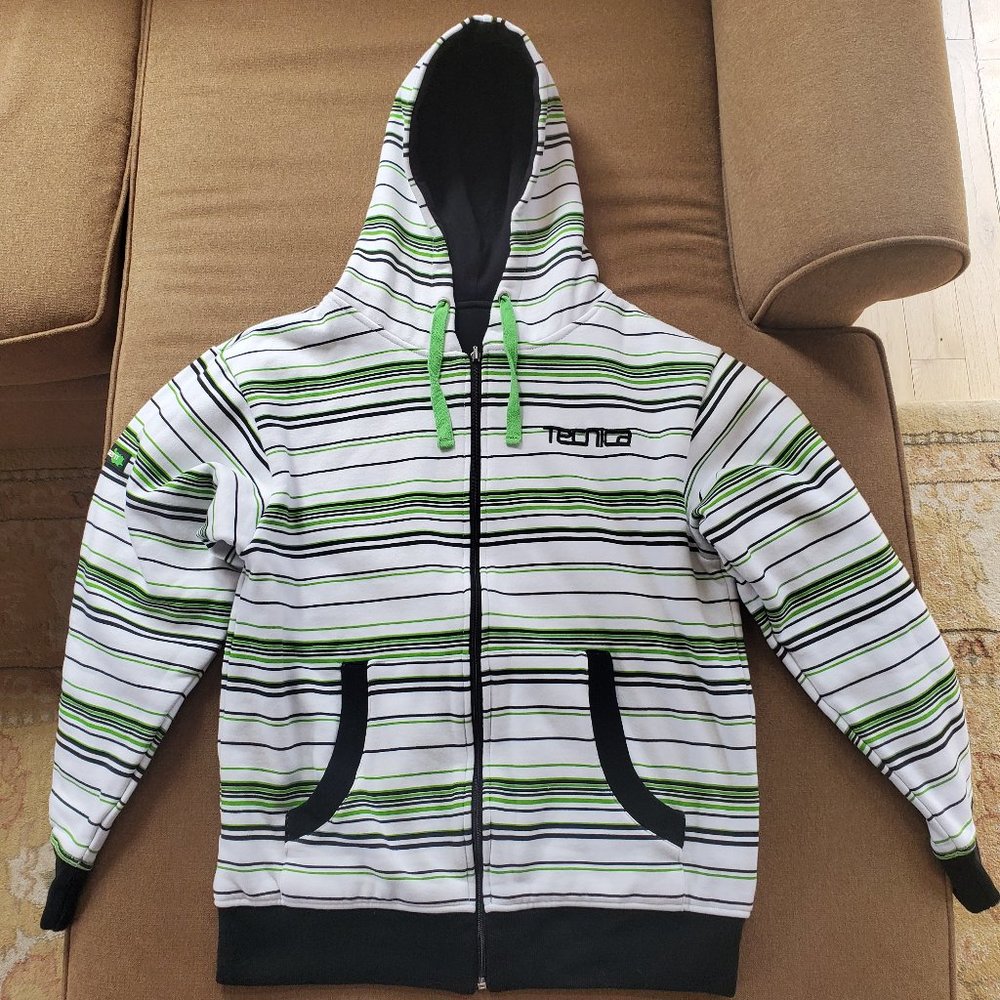 LN Tecnica reversible zipped hoodie